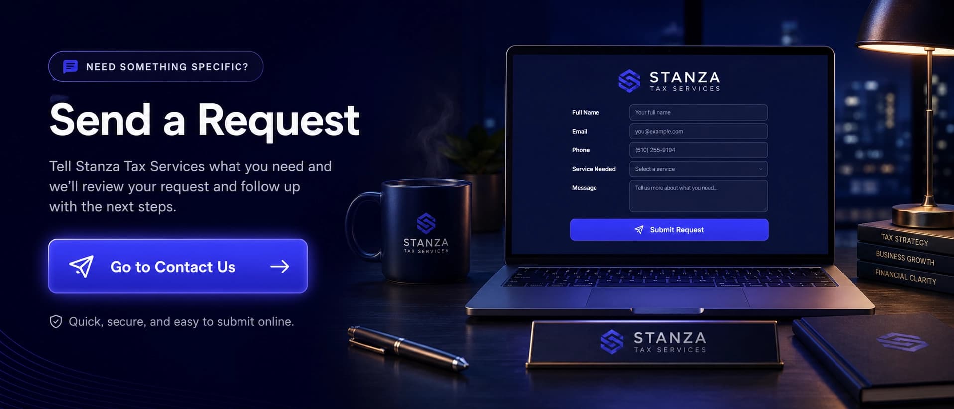 Contact Stanza Tax Services